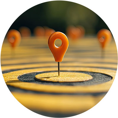 hitting-target-circle hitting target concept