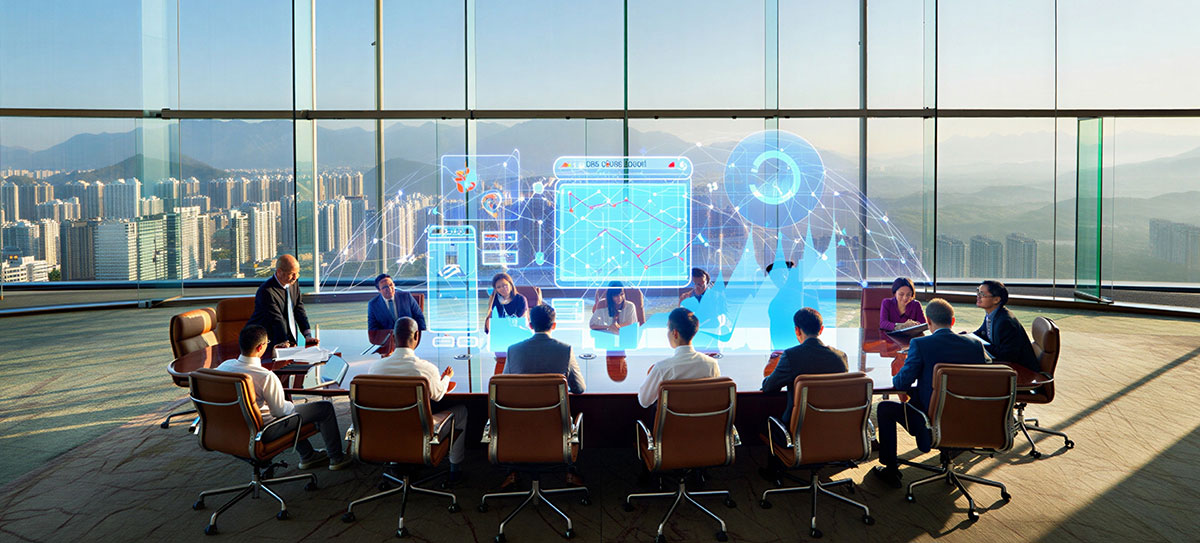 Corporate business executive meeting